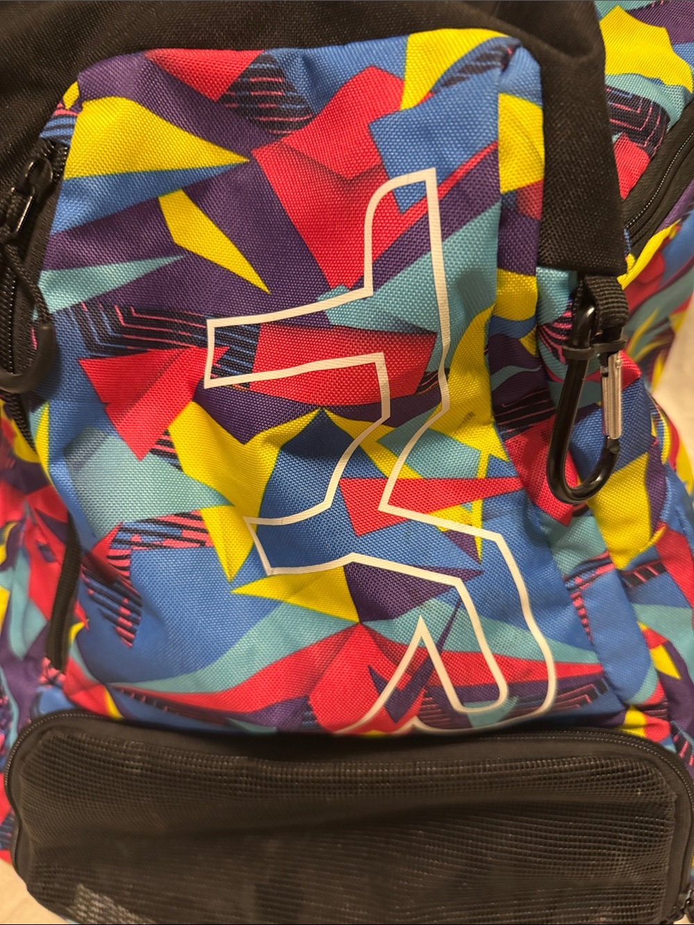 TYR Multicolor Geometric Backpack - Bold Pattern - Picture 2 of 6